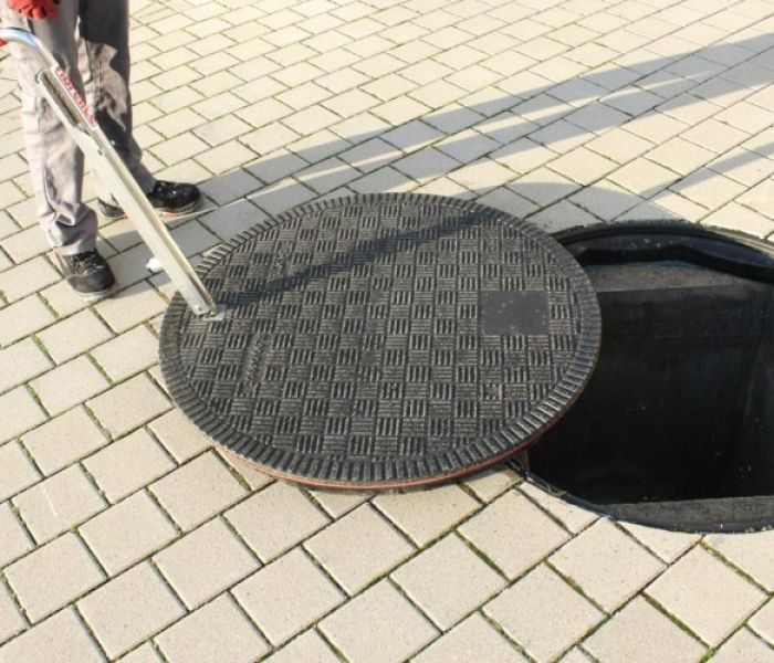 Die Schachtabdeckungen sind in allen RAL-Farben erhältlich (Foto: KHK; Karlsruhe)
